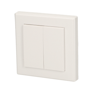 OR-SH-1711--Urządzenie pełni funkcję pilota dwu kanałowego i służy do zdalnego sterowania bezprzewodowymi włącznikami i gniazdami ORNO Smart Living oraz podłączonymi do nich urządzeniami i/lub oświetleniem bez konieczności przebudowy istniejącej sieci elektryczn