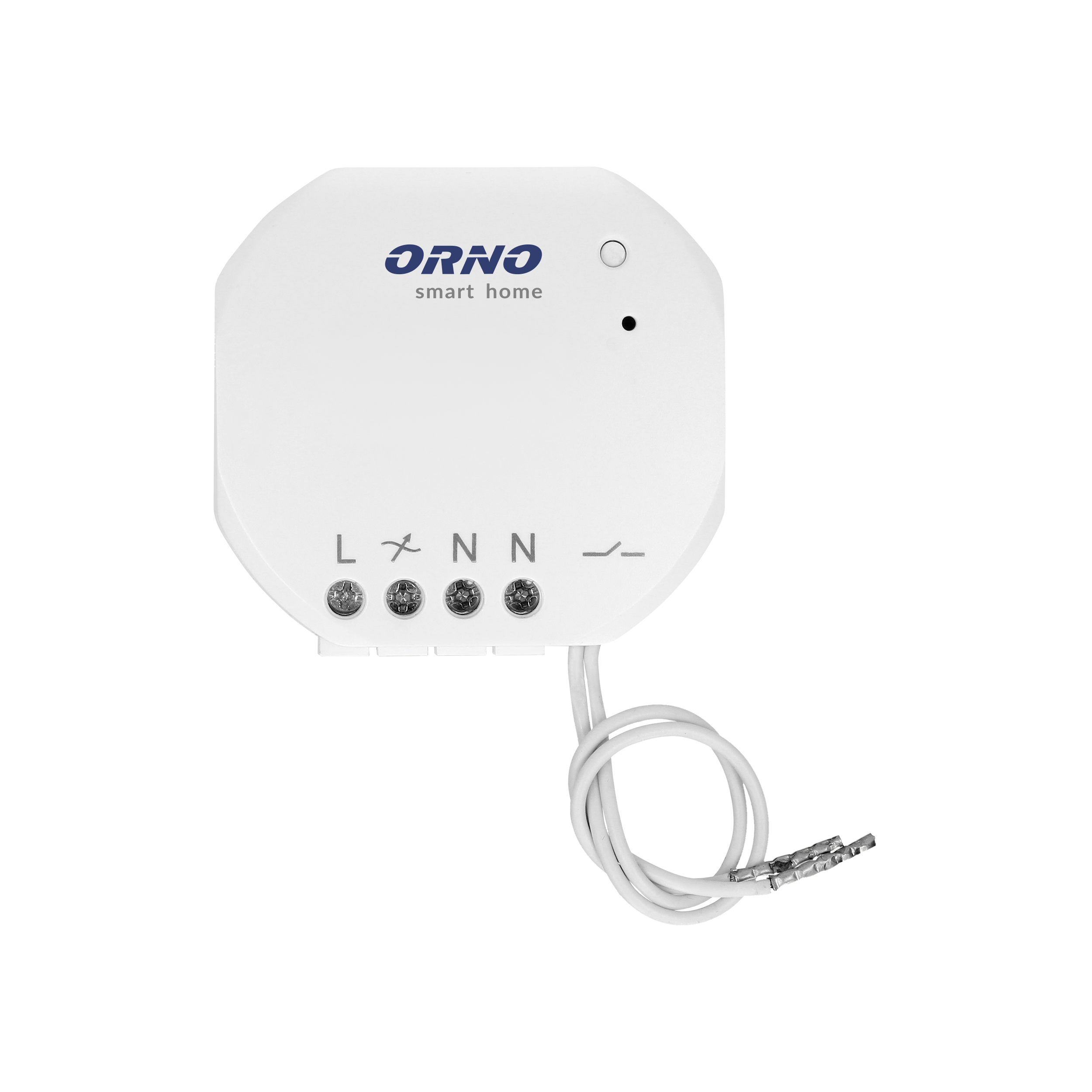 OR-SH-1736--Urządzenie służy do zdalnego, bezprzewodowego włączania i wyłączania obwodów elektrycznych. Przeznaczone jest do montażu w puszkach podtynkowych. Urządzenie współpracuje z systemem ORNO Smart Home opartym o silnik TUYA, który jest kompatybilny z syst