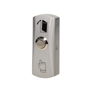 OR-ZS-813--Przycisk wyjścia do montażu natynkowego, do zastosowania z domofonami, szyfratorami oraz zestawami wideodomofonowymi. Solidna jakość wykonania, aluminiowa obudowa.