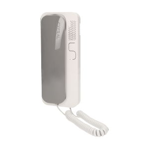 SMART SZ-BI--Unifon domofonowy, analogowy przeznaczony do pracy w systemach dwużyłowych z centralami domofonowymi CYFRAL typ TD3, TD4, TD6, CC-1000/1500, sekretność rozmów ? brak podsłuchu między lokatorami, 3-stopniowa regulacja głośności z możliwością całkowite