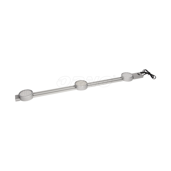OR-AE-1325--Oprawa podszafkowa wyposażona w nowoczesne diody LED typu SMD, trzy regulowane punkty świetlne zamontowane na szynie, regulacja kąta padania światła, bezdotykowy, zbliżeniowy wyłącznik ON/OFF.