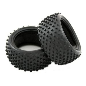 HI/06025--Opony tylne gumowe profilowane polecany z modeli w skali 1:10 2szt - 06025