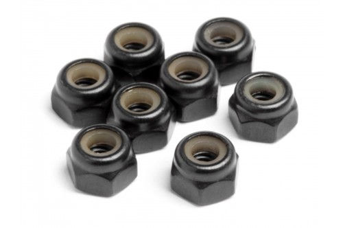 HI/02055--Nylon Nut M4*8pcs - 02055