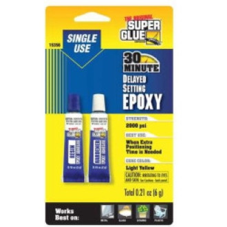 ZA15356--ZAP Epoxy Single Use - klej epoksydowy - 6g / 30min.Zastosowanie:metaltwarde tworzywa sztuczneABSPVCPolyesterGRPszkłoceramika