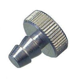 MJ/4140AL--Aluminiowa zatyczka (2 szt) do przewodów paliwowych o średnicy wewnętrznej około 2mm.