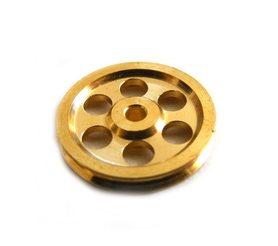 MJ/62021--Mosiężne kółko obrotowe do linek, wyprodukowane przez renomowanego producenta akcesoriów modelarskich, firmę MP JET