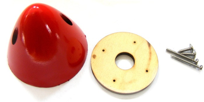 TW/742307--Kołpak z elementami mocującymi do samolotu rc. średnica 42.5mm wysokość 40mm wał 10mm