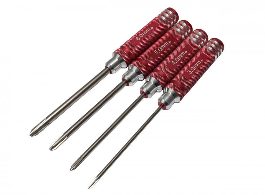 HI/80109R--Zestaw wysokiej jakości kluczy krzyżowych o rozmiarach 3.0, 4.0, 5.0, 6.0mm.