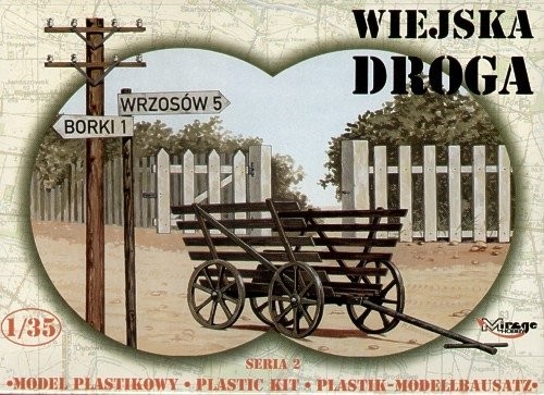 MI/35221--Model do sklejania wiernie odwzorowujący Wiejska droga.