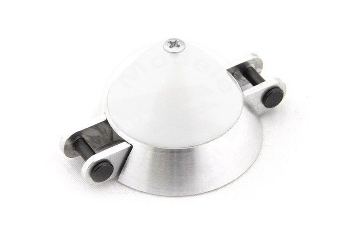 MJ/4761W--Precyzyjny i bardzo lekki, aluminiowy kołpak z plastkowym czubem do śmigieł składanych firmy MP-JET, dodatkowo z otworami chłodzącymi silnik (wersja SUPER COOL).