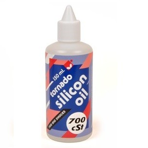 TOR/18170--Olej silikonowy przeznaczony do wypełniania amortyzatorów o gęstości 700 cSt.Poprzez zmianę gęstości/lepkości oleju silikonowego można zmienić szybkość kompresji amortyzatora. Wyższa lepkość (gęstość) powoduje większe odbicie amortyzatora i lepszą ko