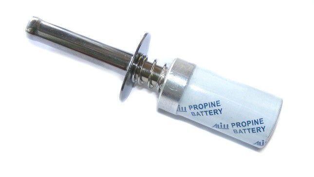 QM/146--Klips krótki nierozkręcany z akumulatorkiem Ni-MH 1,2V 2000mAh bez ładowarki.