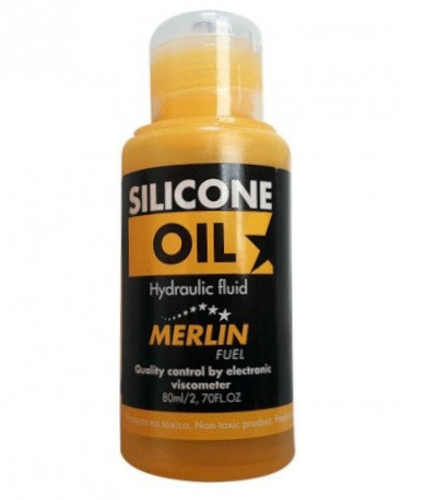 MS-250--Olej silikonowy przeznaczony do wypełniania amortyzatorów o lepkości 250 cSt. Produkowany przez Merlin.Różne lepkości oleju, pozwalają na indywidualne dopasowanie charakterystyki amortyzatora w zależności od typu modelu, stosowanej techniki jazdy ora