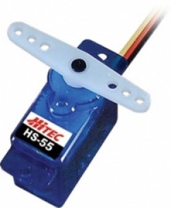 HIT/112055--Serwo Hitec HS 55 typu "micro" pasujące do większości modeli samolotów i motoszybowców.
