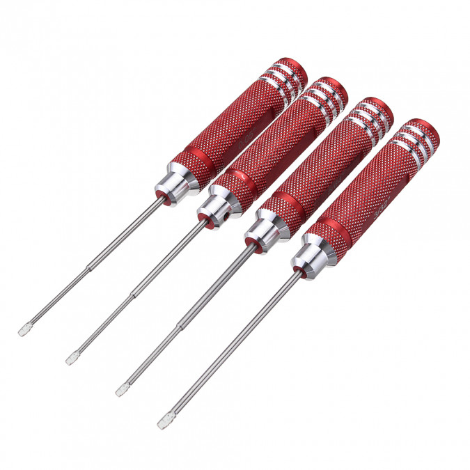HI/80108R--Zestaw wysokiej jakości kluczy płaskich o rozmiarach 3.0, 4.0, 5.0, 6.0 mm.