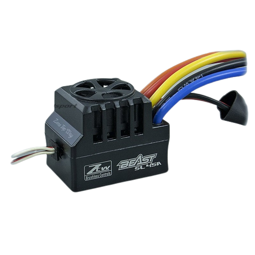 ZTW/S060--Regulator obrotów BEAST SL 60A BEC rekomendowany do silników: 4P SL 3650B 2Y 4350kV. Stosowany w samochodach on-road / off-road w skali 1:10.UWAGA. Producent charakteryzuje regulatory serii BEAST jako wodoszczelne (dotyczy: BEAST 45 / 60 / 80 / 120 /
