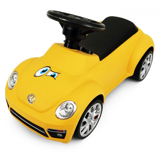 RAS/85700-YEL--Absolutna nowość w ofercie Rastar. Volkswagen Beetle w wersji do jazdy dla dzieci. Od dziś nie potrzeba pilota do kierowania pojazdem - wystarczy usiąść za kierownicą auta i samodzielnie je prowadzić. Jest to idealny prezent dla dzieci - fascynatów m