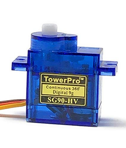 TP/SG90-360--Dziesięciogramowe serwo SG90 firmy TowerPro to doskonały wybór dla modelarzy szukający małego, taniego serwa do swoich konstrukcji. Serwo przy swej niewielkiej wadze i wymiarach jest stosunkowo szybkie i ma zadowalającą siłę. Doskonałe do lekkich, sz
