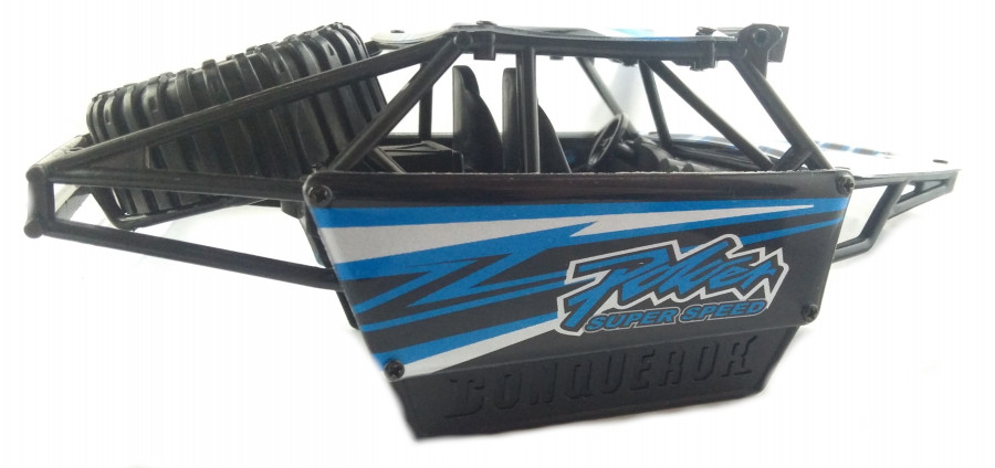 HB/P1802_BODY--Karoseria do Rock Crawler 4WD 1:18 - Niebieska