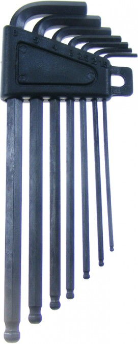 QM/196-A--Zestaw kluczy imbusowych w rozmiarze 1.5/2/2.5/3/4/5/6mm.