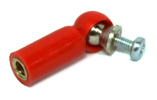 GPX/S20--Snap kulowy ze śrubą M2,5 wraz z nagwintowaną tuleją na popychacz M4 z lewym gwintem.