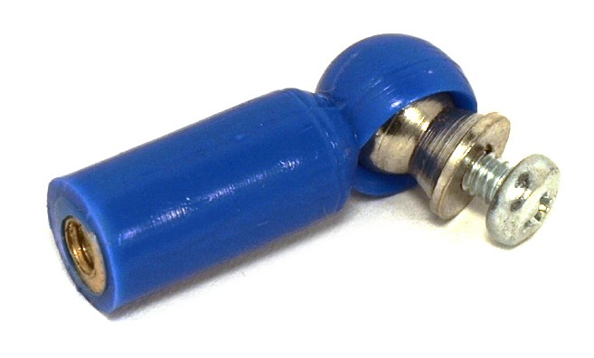 GPX/S07--Snap kulowy ze śrubą M2,5 wraz z nagwintowaną tuleją na popychacz M3.