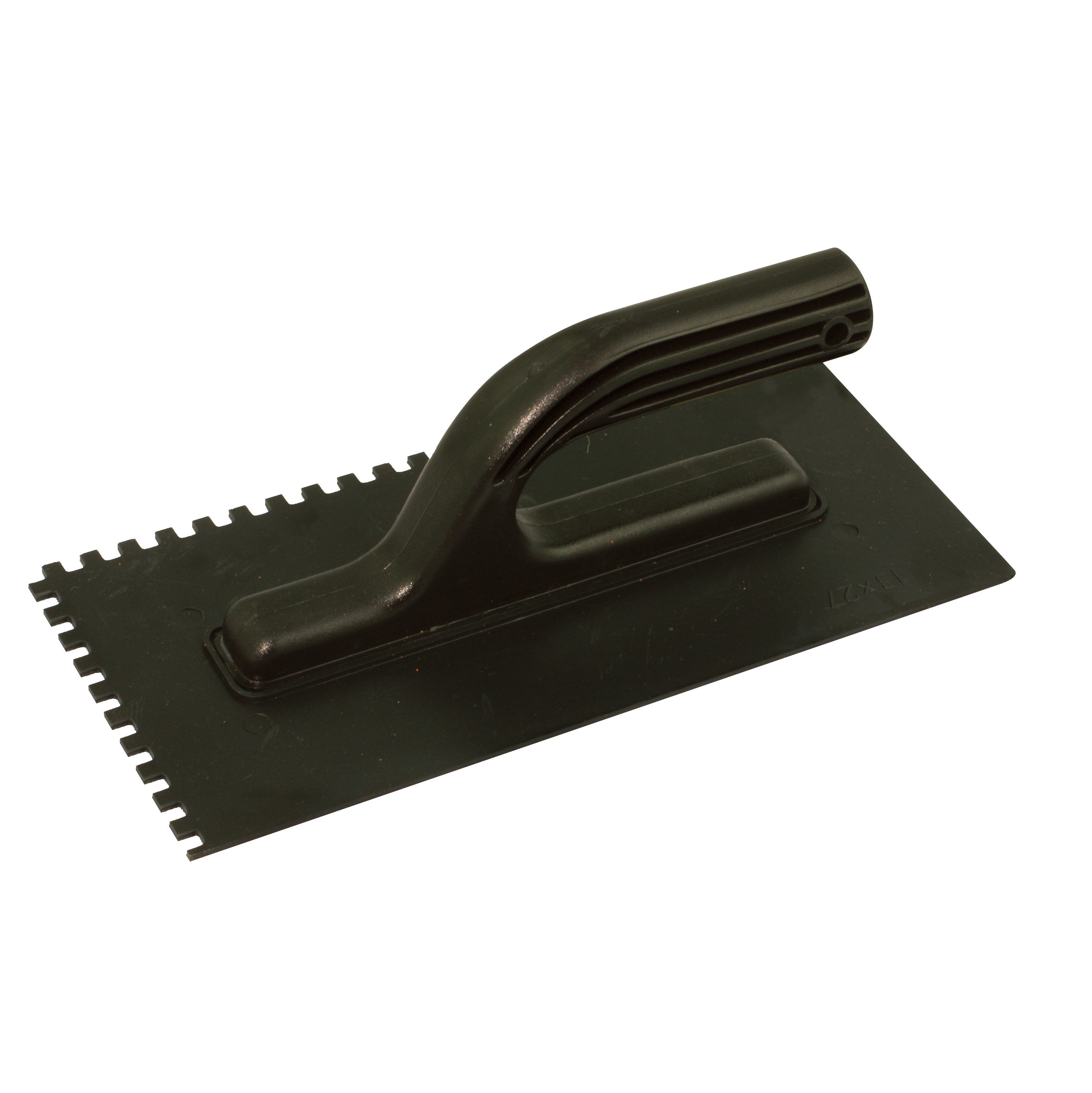 00299--Paca plastikowa 270*130mm, ząb 12*12mm, uchwyt otwarty