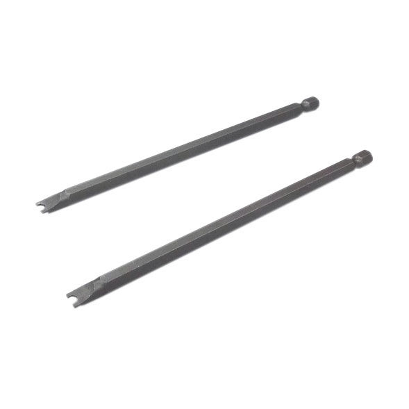 10877--10877 Bity, końc&amp;oacute;wki 1/4 cala Spanner numer 10, L=150mm, 2 sztuki, ProlineBity wykonane z najwyższej jakości stali stopowej narzędziowej S2, kt&amp;oacute;ra charakteryzuje się:wysoką twardością HRC 56-60jednolitą, drobnoziarnistą 