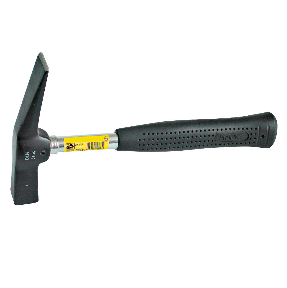 12213--Młotek murarski reński, ręk. met/gum. 600g  prof.