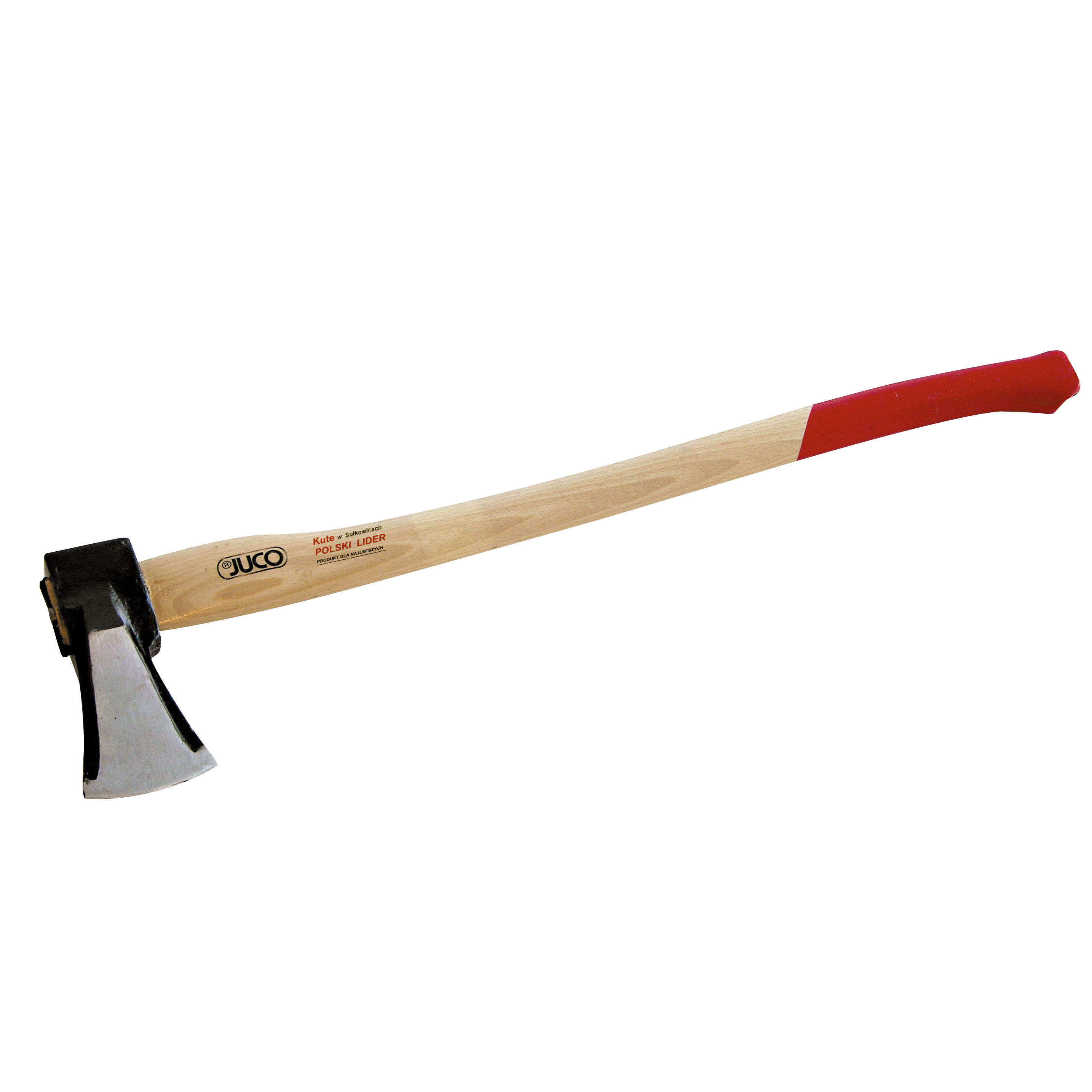 12313--12313 Siekiera rozłupująca z klinem 1200g, 600mm, JucoSpecyfikacja:Część robocza siekiery kuta, szlifowana i hartowana indukcyjnie.Trzon bukowy lakierowanyTwardość siekiery 46 +/- 2 HRCCiężar głowicy siekiery 1200gWaga całkowita 1600gDługość siekiery