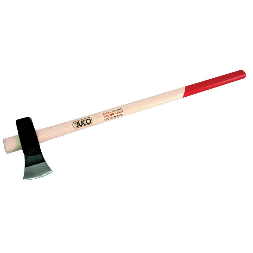 12325--12325 Siekieromłot rozłupujący 2500g, 900mm, JucoSpecyfikacja:Część robocza siekiery kuta, szlifowana i hartowana indukcyjnie.Trzon bukowy, samoklinującyTwardość 46 +/- 2 HRCCiężar głowicy siekiery 2500gWaga całkowita 3350gDługość siekiery: 900mm