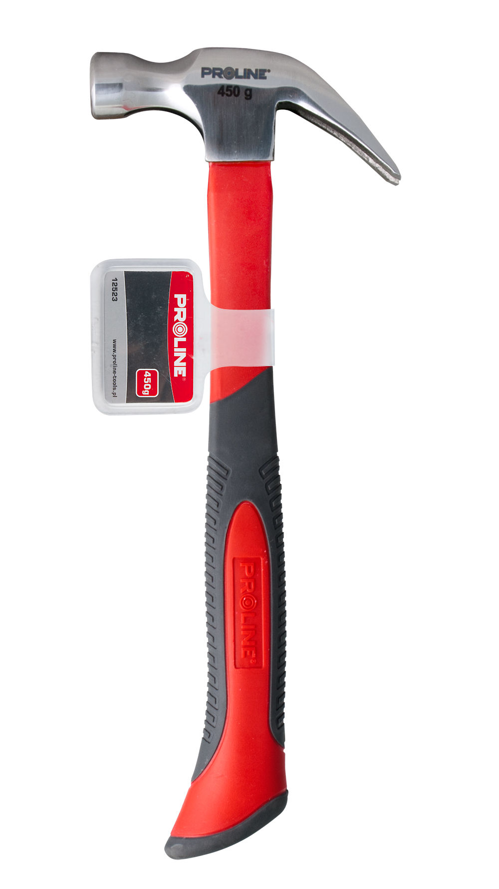12523--Młotek stolarski 450g rączka z włókna szklanego proline