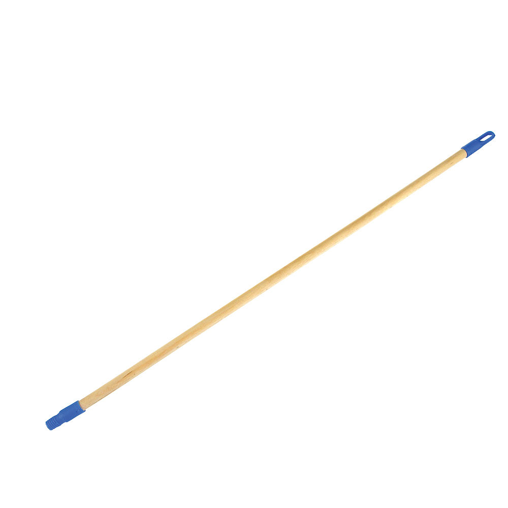 12933--Kij do miotły gwintowany z haczykiem 110cm fi=22mm