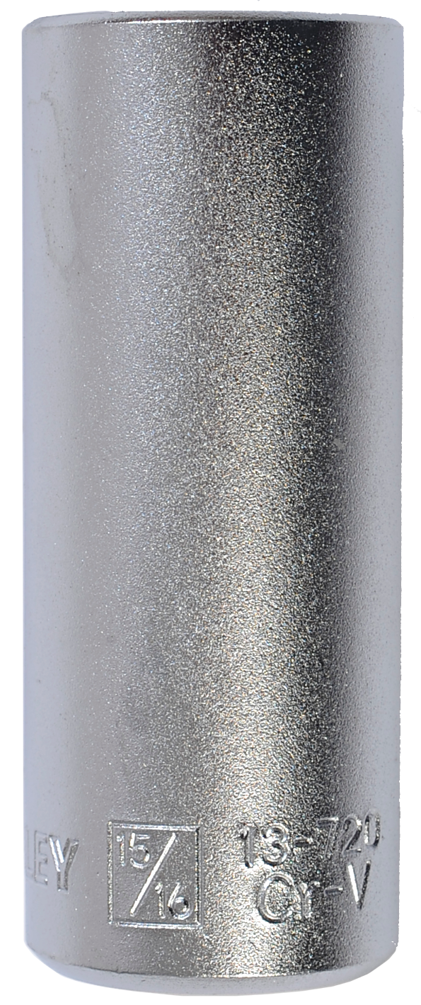 137201--Nasadka calowa długa 1/2" 12 pkt 15/16" mat