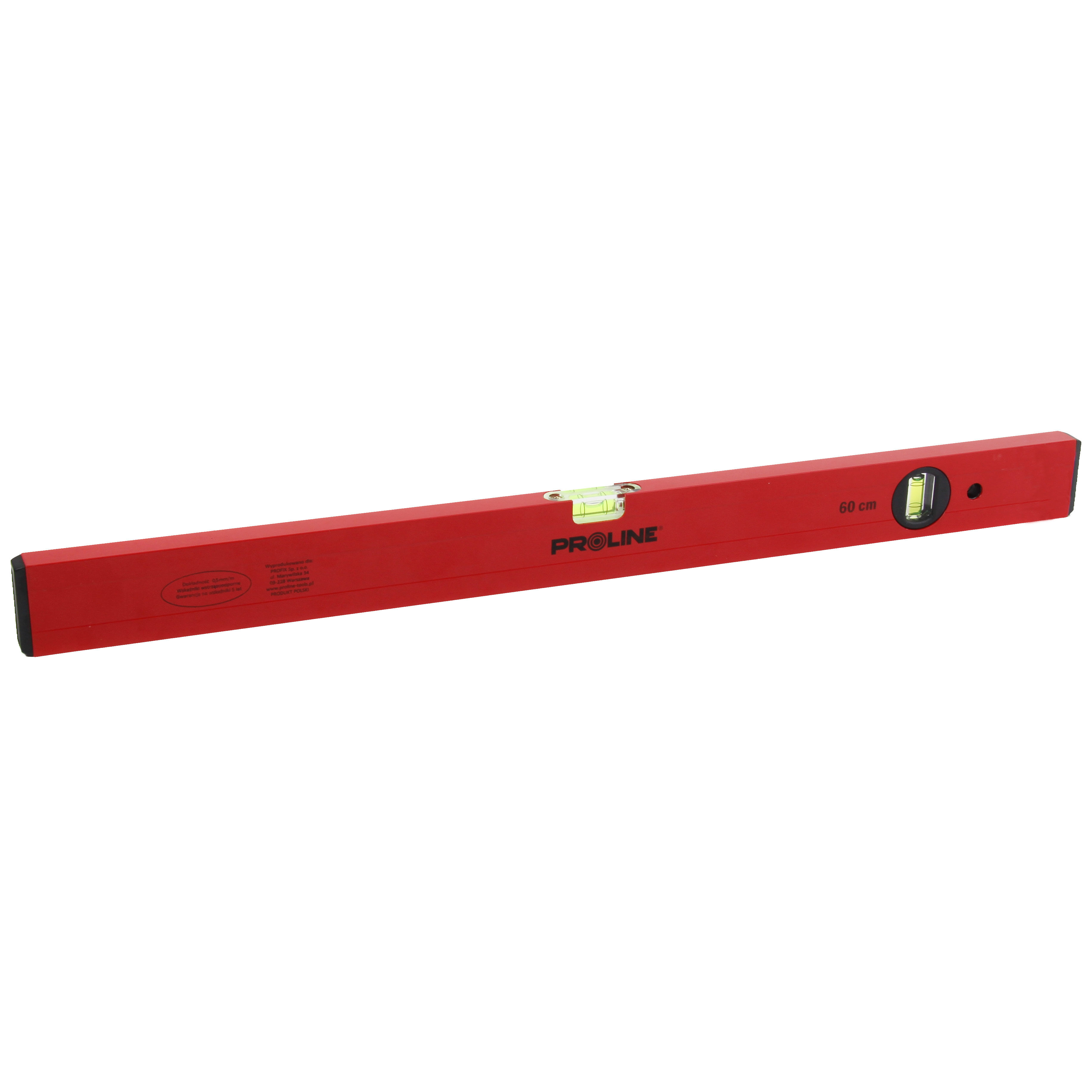 15810--Poziomnica aluminiowa czerwona mpsh-m 100cm proline