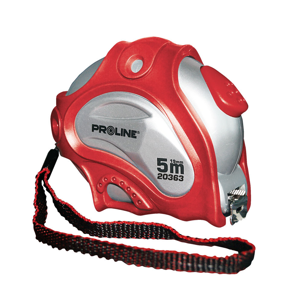 20363--Miara zwijana 3m/16mm dwustr., biała magn.nyl.zaw.,ce,proline