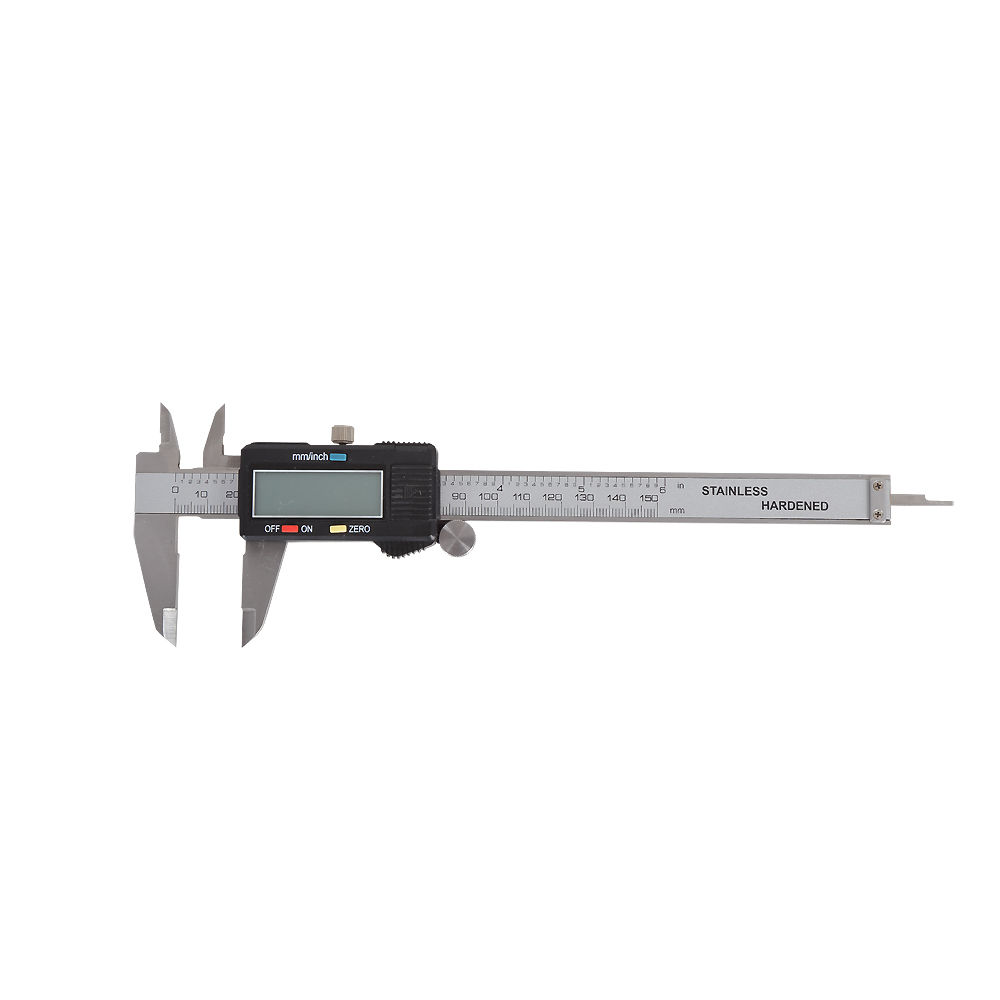 20513--20513 Suwmiarka elektroniczna 150 mm, MegaWykonana ze stali nierdzewnejDokładność 0,02 mm