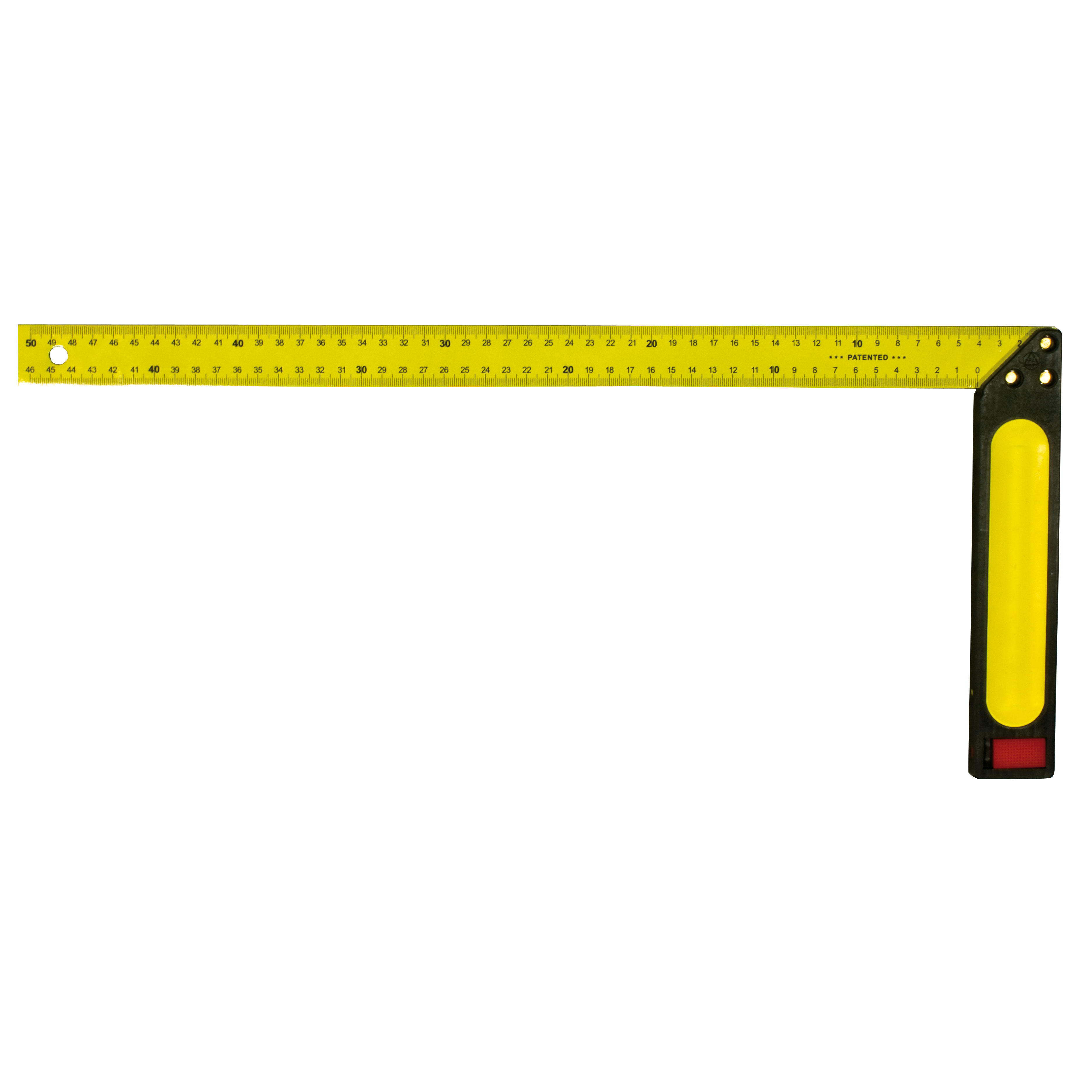 21069--Kątownik z podziałką l-1000 plastikowo-metalowy