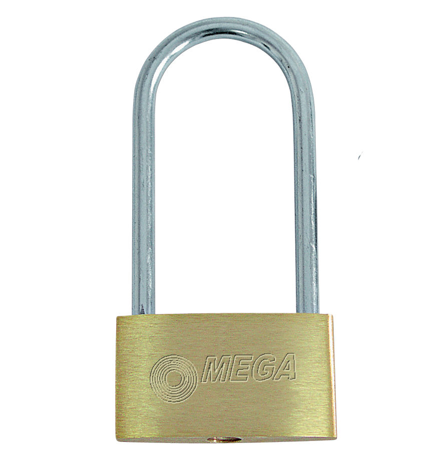 24150K--24150K Kł&amp;oacute;dka mosiężna długi kabłąk 50mm karta, MegaKł&amp;oacute;dka mosiężnaDostarczana z 3 kluczamiKł&amp;oacute;dka sprzedawana w opakowaniu na karcie