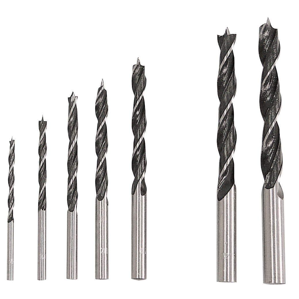 26205--Wiertła do drewna kpl. szt.5 (4-10mm) w etui 