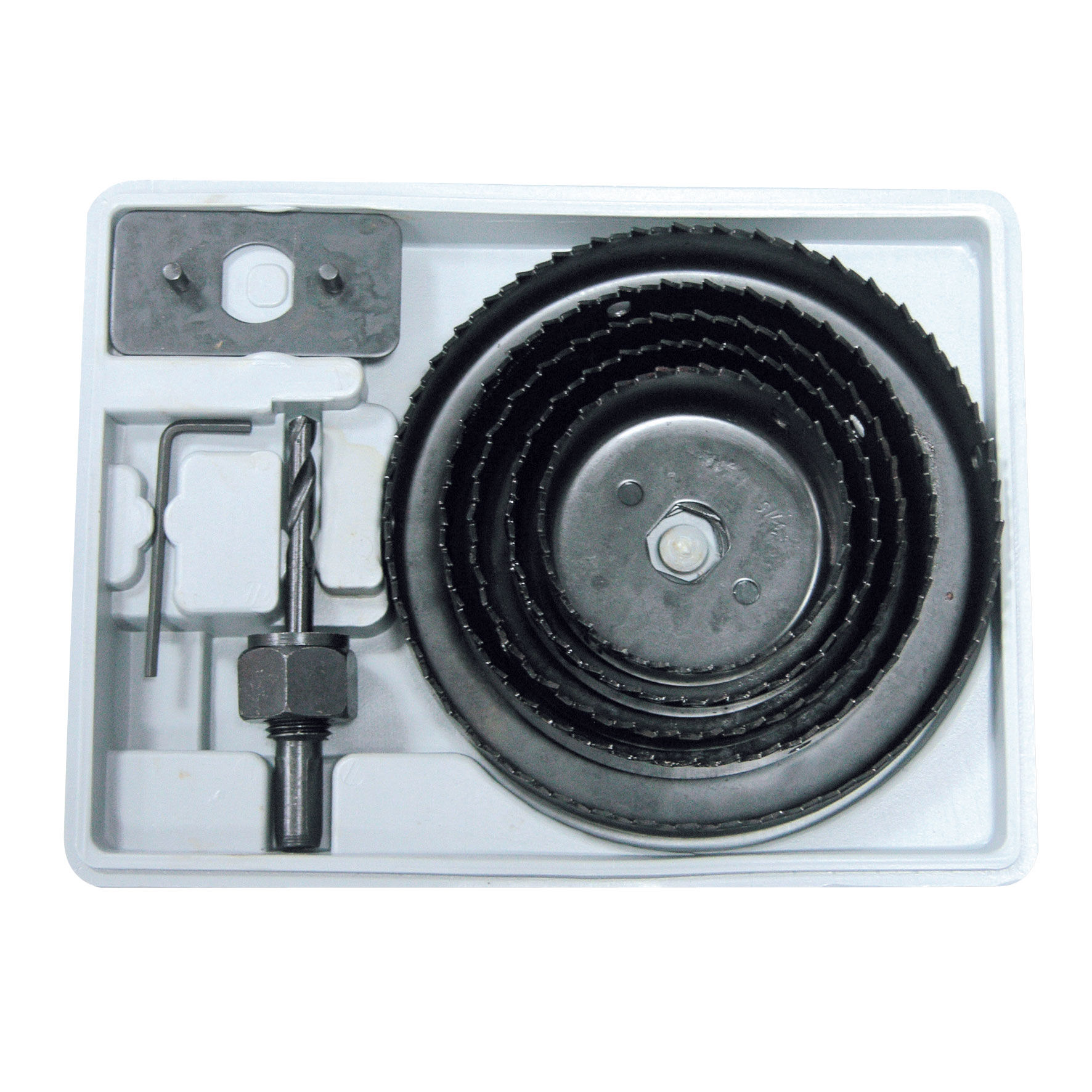 26408--Zestaw otwornic do drewna kpl. 8 szt  64-127mm