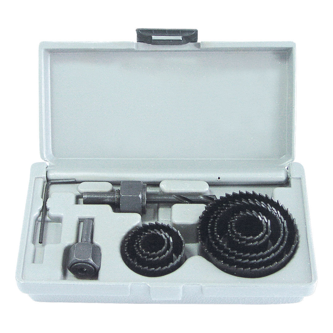 26409--Zestaw otwornic do drewna kpl. 11 szt 19- 64mm