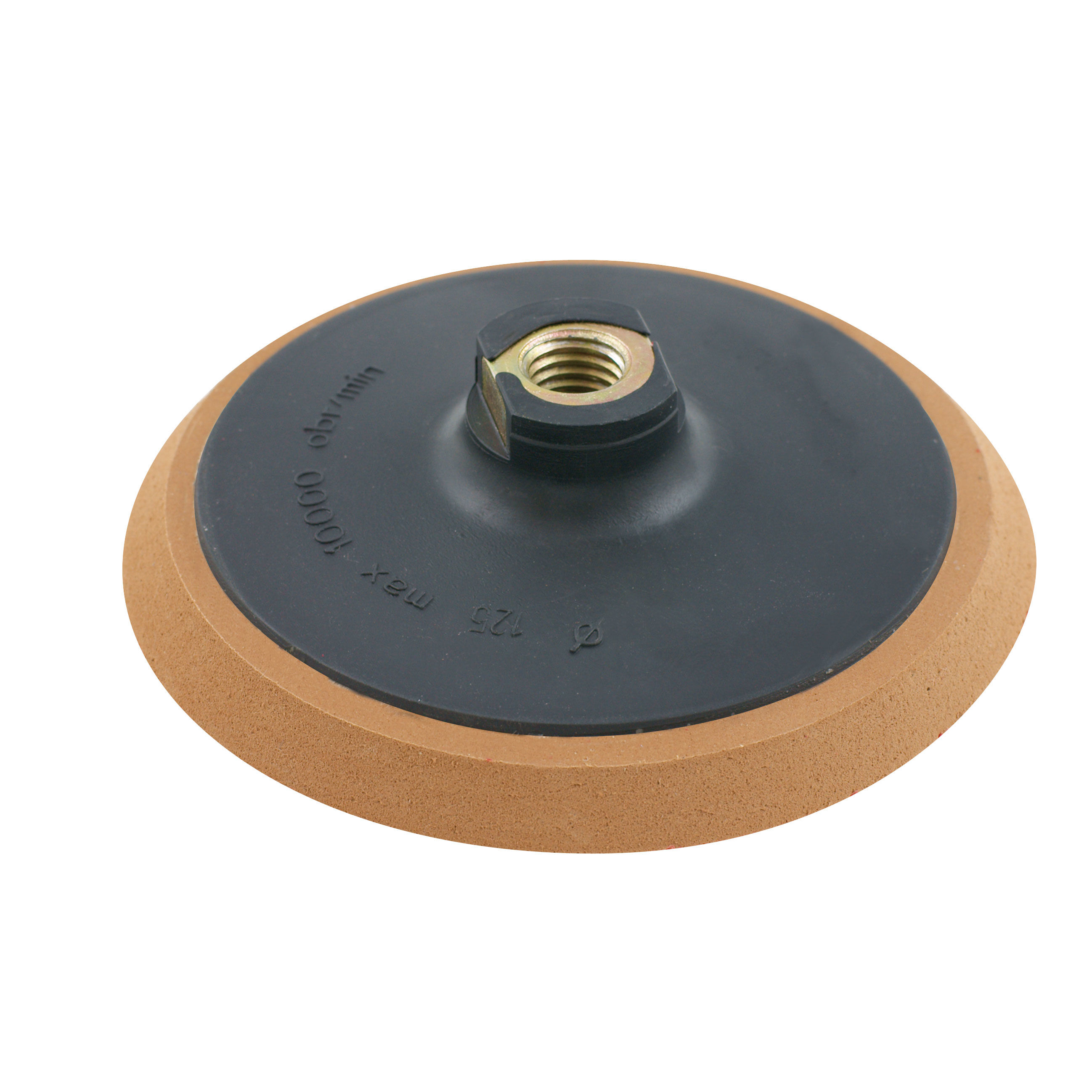 27038--Dysk-przystawka fi=125mm, gw.m14 (rzep) pogrub.gumą proline