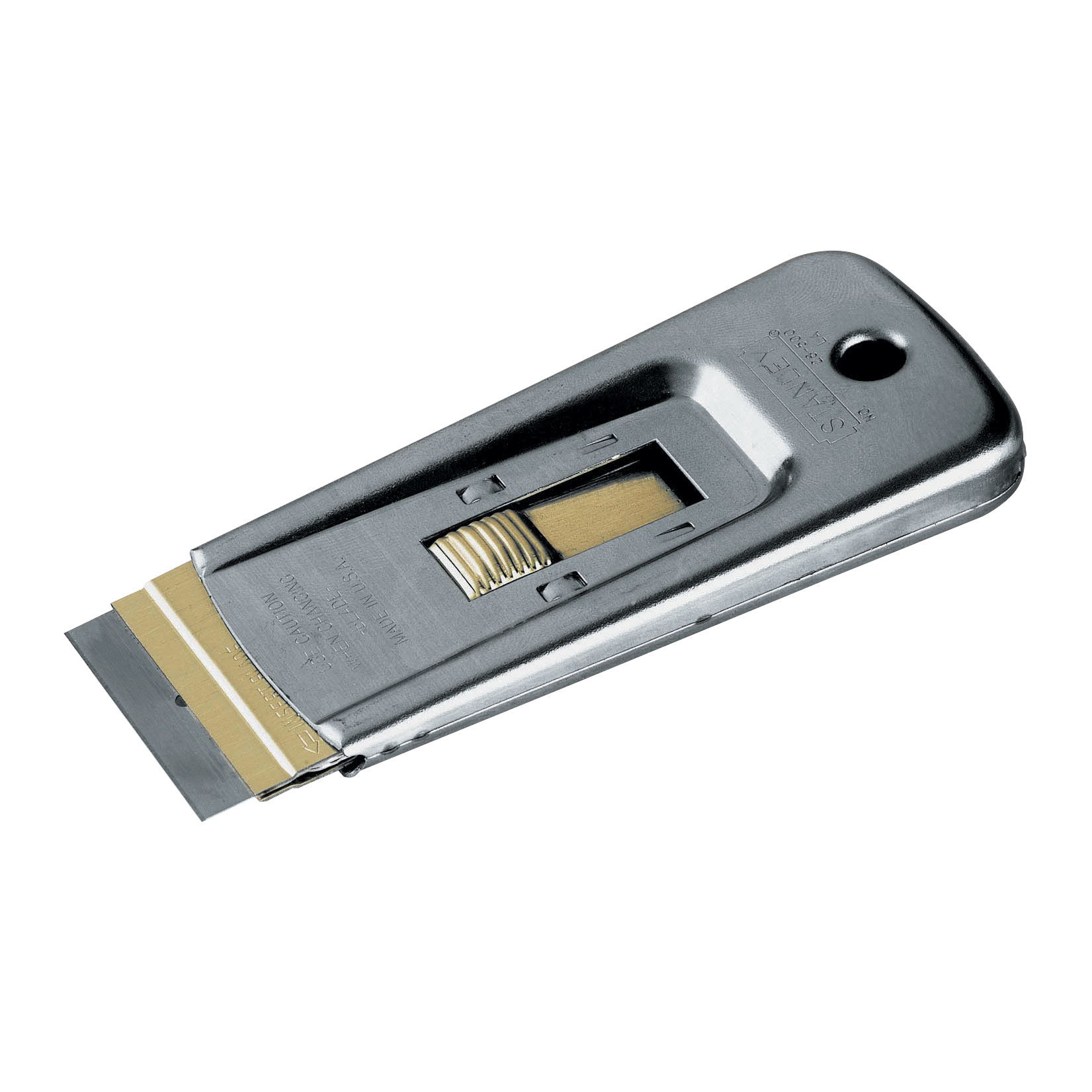 285000--Skrobak z ostrzem 40mm, metalowa obudowa, 5 szt. ostrzy