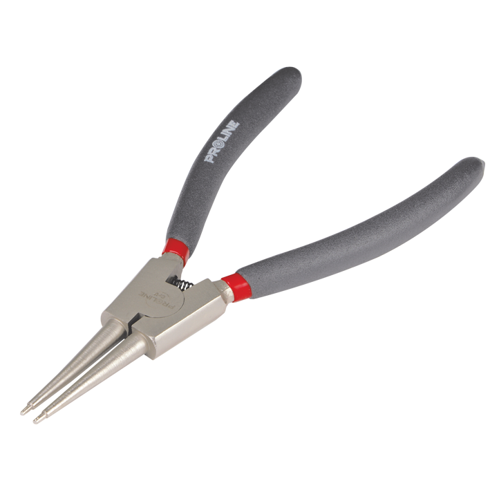 28610--Szczypce do pierścieni osad. 200mm.zewn.proste. proline