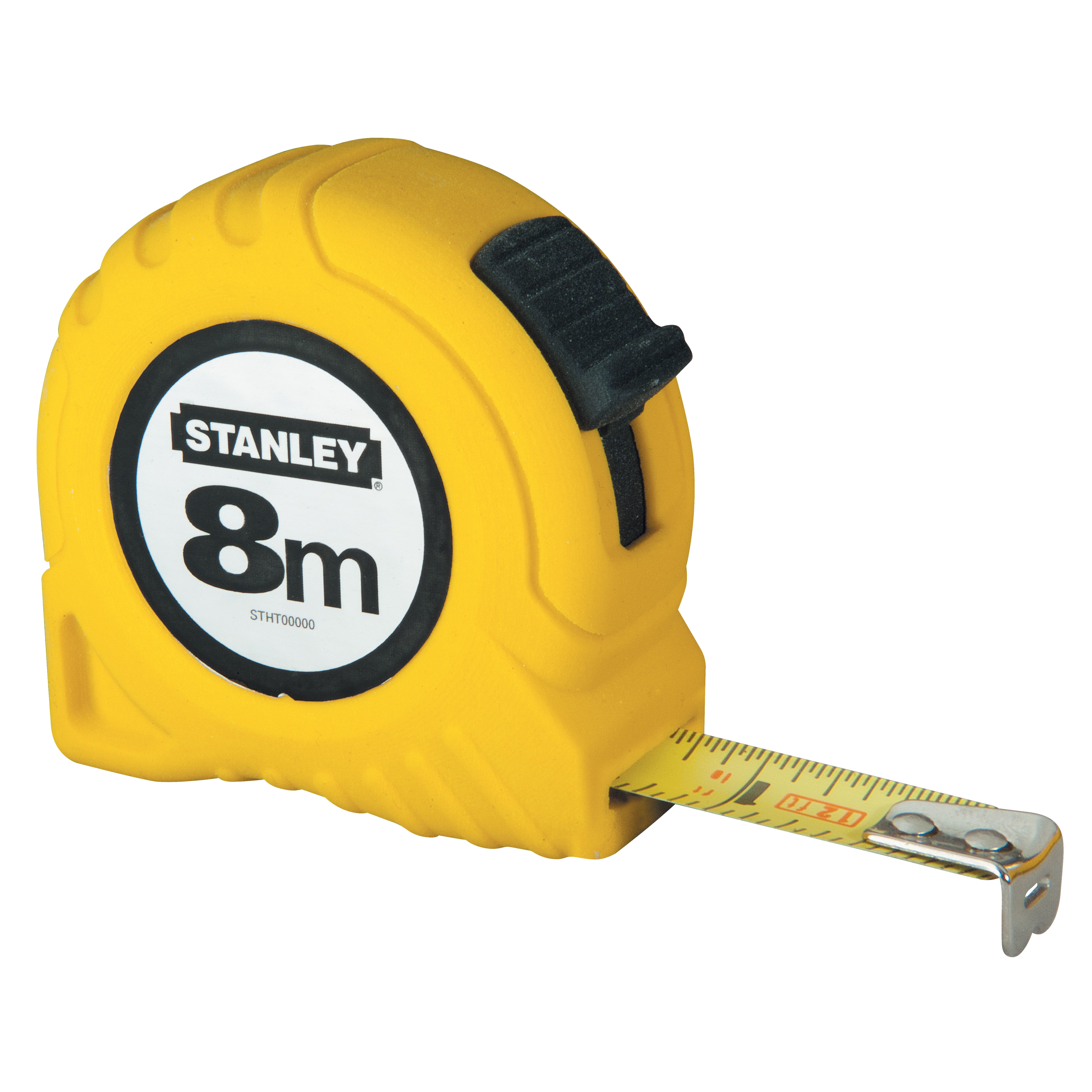304871--304871 Miara zwijana 3m/13mm [L], StanleyErgonomiczna obudowa wykonana z tworzywa, odporna na wstrząsyBlokada i automatyczne zwijanie taśmyZaczep do paskaTaśma lakierowanaKlasa dokładności: II*Zdjęcie poglądowe.