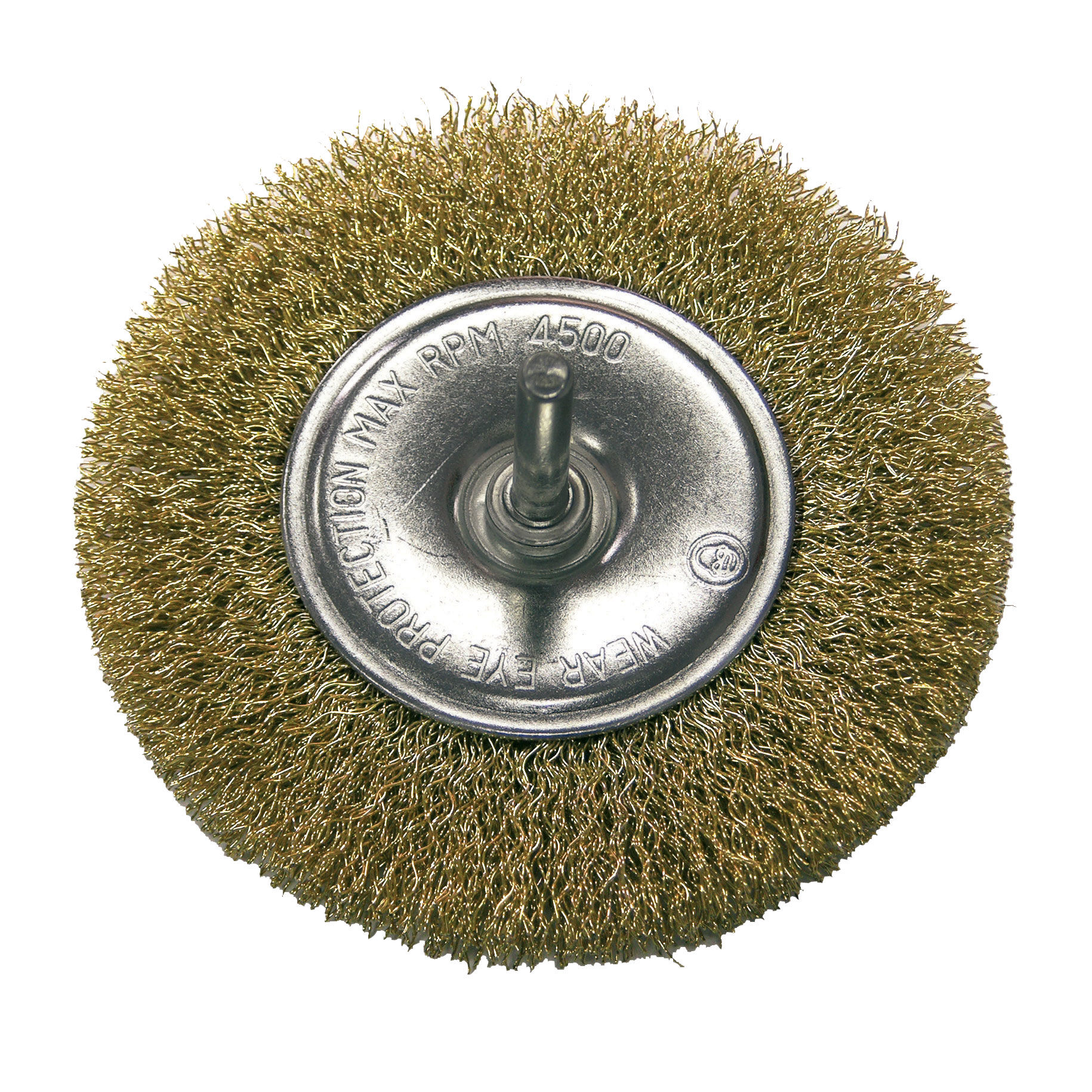 32830--Szczotka tarczowa z dr.st.mos. fi=100mm, trzpień 6mm proline