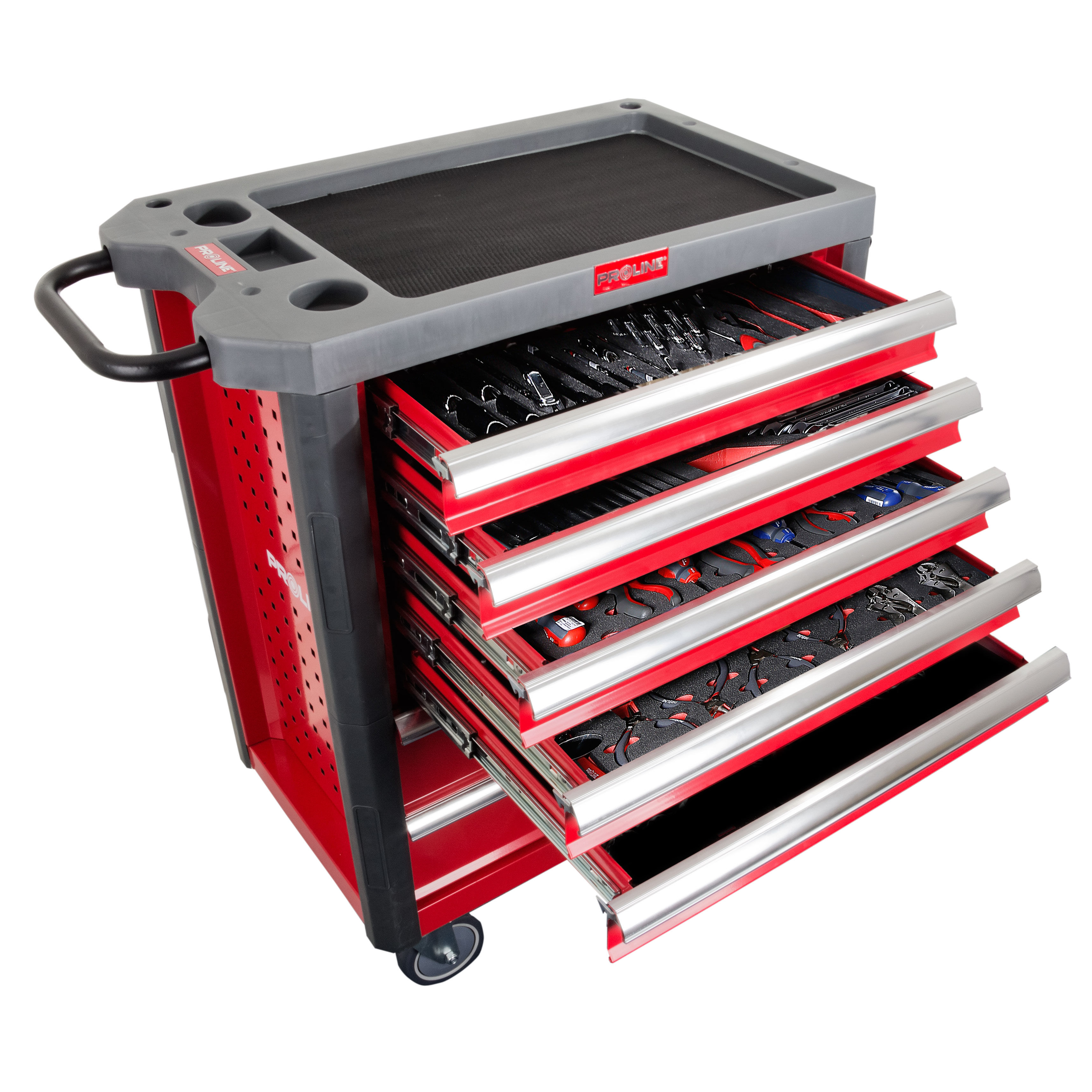 33119--Szafka narzędziowa 7 szuflad z wyposażeniem 250 el. proline