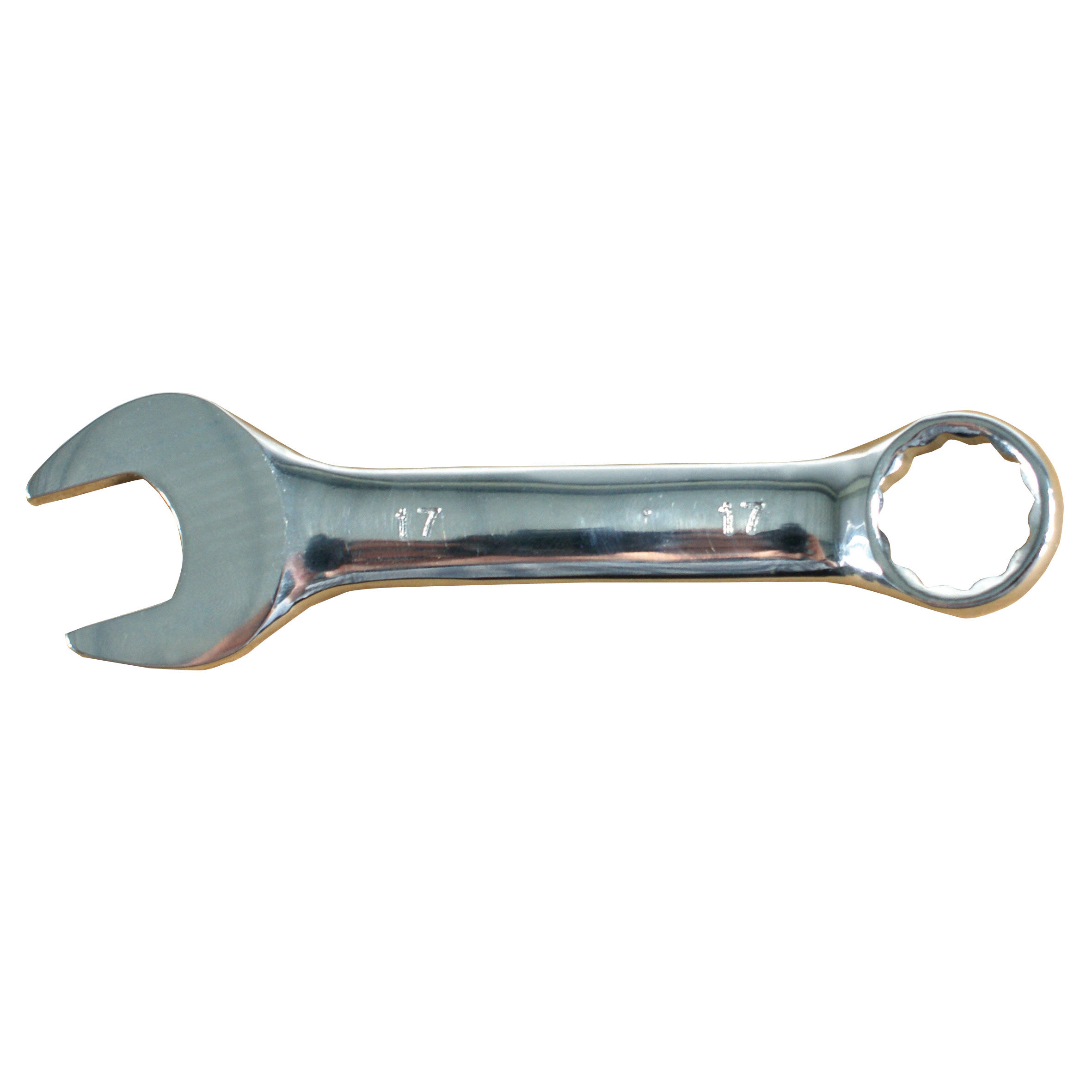 35247--Klucz oczkowo-płaski "krótki" - 17mm, cv