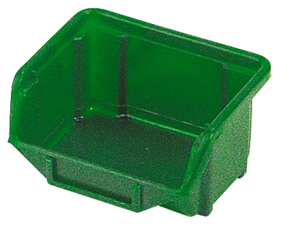 35531Z--35531Z Pojemnik magazynowy zielony 160x250x129 mm &amp;lt;ECOBOX ŚR.&amp;gt;Cechy:Pojemnik magazynowy na śruby i drobne elementyMożliwość tworzenia piętrowych moduł&amp;oacute;w i zawieszania na listwie 35529Dane techniczne:Kolor: zielony
